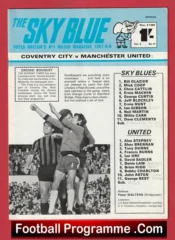 Coventry City v Manchester United 1969 – Man Utd