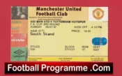 Manchester United v Tottenham 1997 – FA Cup Football Ticket