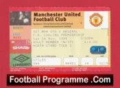 Manchester United v Arsenal 1996 – Football Ticket