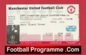 Manchester United v Porto FC 1997 – Match Ticket QF