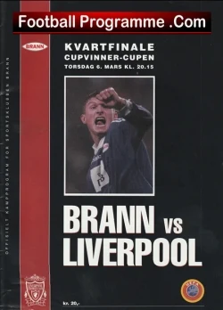 Brann v Liverpool 1997 - ECWC Football Programme