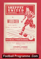 Sheppy United v Willesden 1960