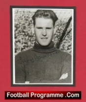 Manchester United Tony Hawksworth Autograph Signed Picture 1950s