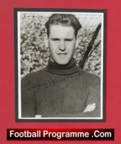 Manchester United Tony Hawksworth Autograph Signed Picture 1950s