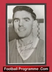 Manchester United Joe Carolan Autograph Signed Picture 1950s