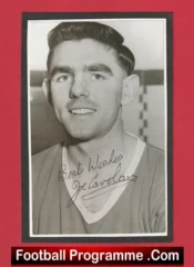 Manchester United Joe Carolan Autograph Signed Picture 1950s
