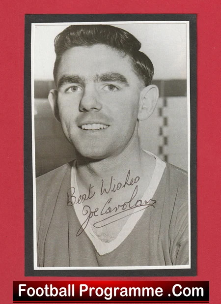 Manchester United Joe Carolan Autograph Signed Picture 1950s - Image 2