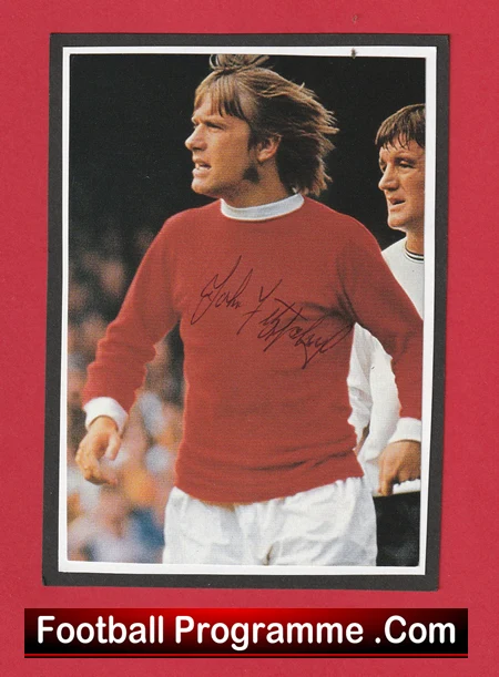 Manchester United John Fitzpatrick Autograph Signed Picture 1960s - Image 2