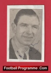 Manchester United Reg Allen Autograph Signed Picture 1950s