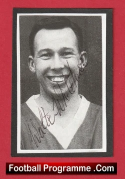 Manchester United Walter Winterbottom Autograph Signed Picture 1930s