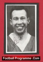 Manchester United Walter Winterbottom Autograph Signed Picture 1930s