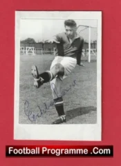 Manchester United Ronnie Cope Autograph Signed Picture 1950s