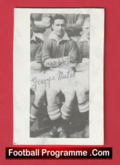 Manchester United George Mutch Autograph Signed Picture 1930s