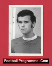 Manchester United Frank Kopell Autograph Signed Picture 1960s