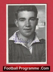 Manchester United Jackie Blanchflower Autograph Signed Picture 1950s