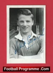 Manchester United Albert Scanlon Autograph Signed Picture 1950s