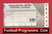 Manchester United v Everton 1996 – Match Ticket
