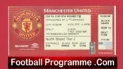 Manchester United v Barnsley 1998 –  Match Ticket FA Cup