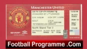 Manchester United v Barnsley 1998 –  Match Ticket FA Cup