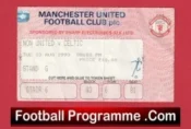 Manchester United v Glasgow Celtic 1993 – Match Ticket