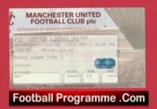 Manchester United v Leeds United 1996 – Football Ticket