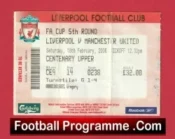 Liverpool v Manchester United 2006 – Football Ticket