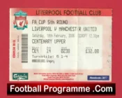 Liverpool v Manchester United 2006 – Football Ticket