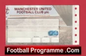 Manchester United v Everton 1996 – Match Ticket