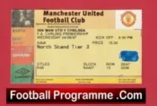 Manchester United v Chelsea 1997 – Match Ticket