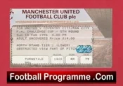 Manchester United v Coventry City 1996 – Match Ticket FA Cup