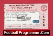 Manchester United v Liverpool 1995 – Football Ticket