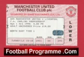 Manchester United v Liverpool 1995 – Football Ticket