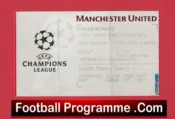 Manchester United v Monaco 1998 – Football Match Ticket