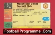 Manchester United v Southampton 1997 – Football Ticket