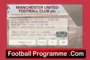Manchester United v Everton 1996 – Football Ticket