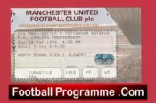 Manchester United v Tottenham 1996 – Football Ticket