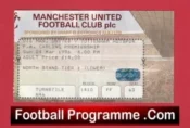 Manchester United v Tottenham 1996 – Football Ticket