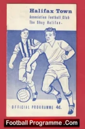 Halifax Town v Bradford City 1964