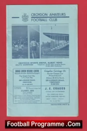 Croydon Amateurs v Maidenhead 1973