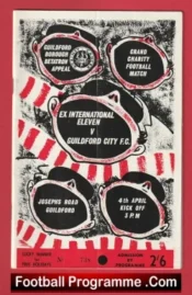Guildford City v Ex International X1 1960s – Nat Lofthouse