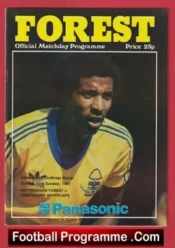 Nottingham Forest  v Vancouver Whitecaps 1981 – Challenge Match