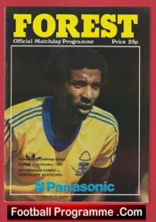 Nottingham Forest  v Vancouver Whitecaps 1981 – Challenge Match