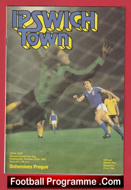 Ipswich Town v Bohemians Prague 1980 - UEFA Cup - Image 2