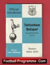 Tottenham Hotspur Spurs Official Handbook 1969 – 1970