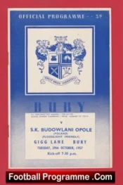 Bury v SK Budowlani Opole 1957 – Friendly Poland Team