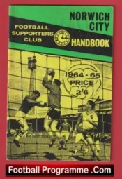 Norwich City Football Club Official Handbook 1964 – 1965