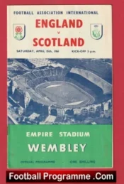 England v Scotland 1961 – The Score was 9 – 3