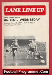 Sheffield United v Sheffield Wednesday 1970