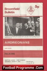 Airdrieonians Airdre v Falkirk 1972 – Alex Ferguson