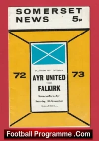 Ayr United v Falkirk 1972 – Alex Ferguson